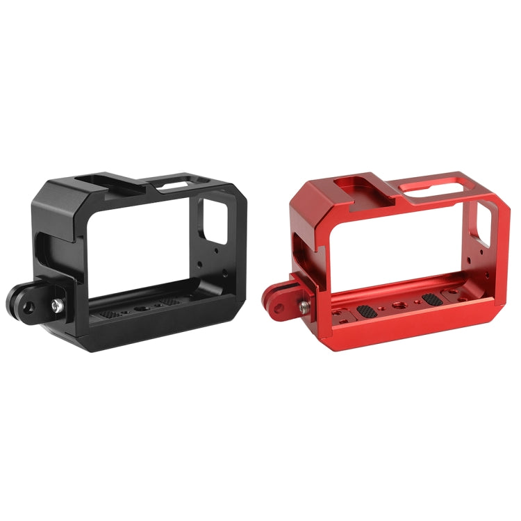 PULUZ Aluminum alloy Frame Mount Protective Case Cage with Cold Shoe Base Slot & Tripod Base Adapter for Insta360 One R(Red) - HoMEdemic™ 