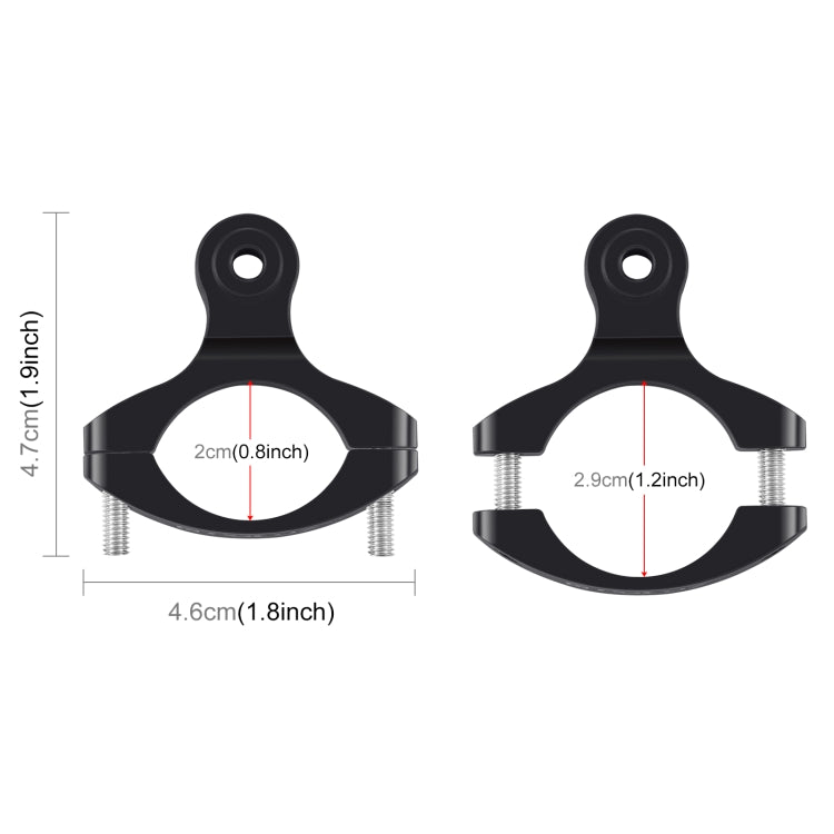 PULUZ Bike Handlebar Adapter Aluminum Mount for GoPro, Insta360, DJI and Other Action Cameras(Black) - HoMEdemic™ 