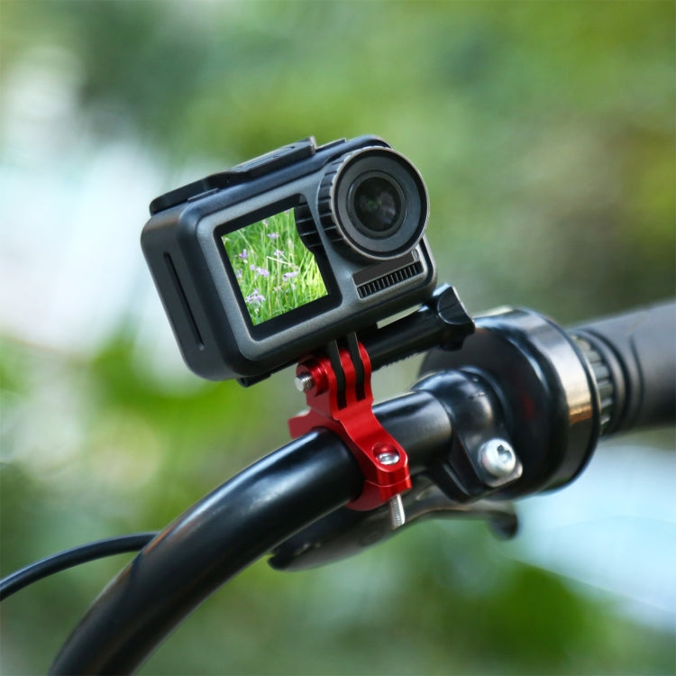 PULUZ Bike Handlebar Adapter Aluminum Mount for GoPro, Insta360, DJI and Other Action Cameras(Red) - HoMEdemic™ 