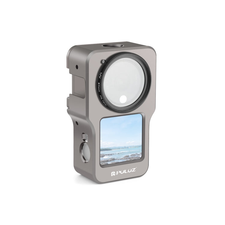 PULUZ CNC Aluminum Alloy Cage for DJI Action 2(Titanium Color) - HoMEdemic™ 