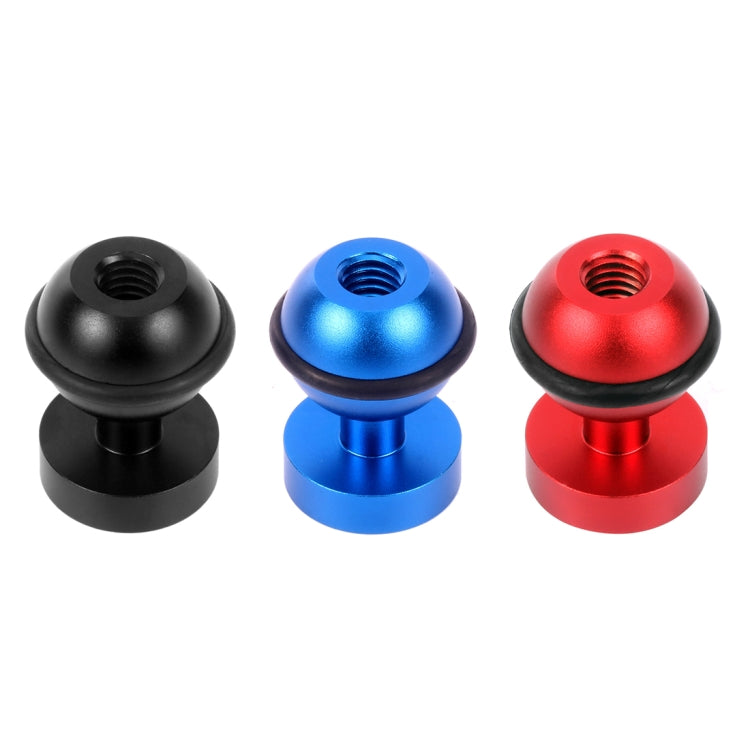 PULUZ CNC Aluminum Ball Head Adapter Mount for GoPro, Insta360, DJI and Other Action Cameras, Diameter: 2.5cm(Red) - HoMEdemic™ 