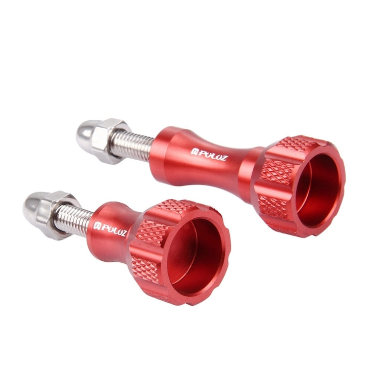 PULUZ CNC Aluminum Thumb Knob Stainless Bolt Nut Screw Set for GoPro, Insta360, DJI and Other Action Cameras(Red) - HoMEdemic™ 
