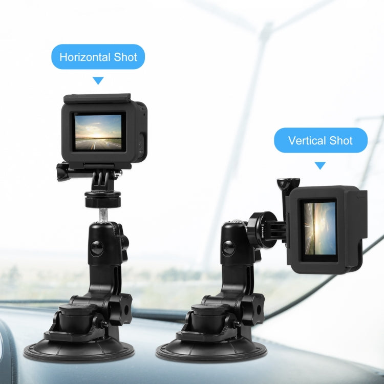 PULUZ Car Suction Cup Mount with Phone Clamp / Screw / Tripod Adapter - HoMEdemic™ 