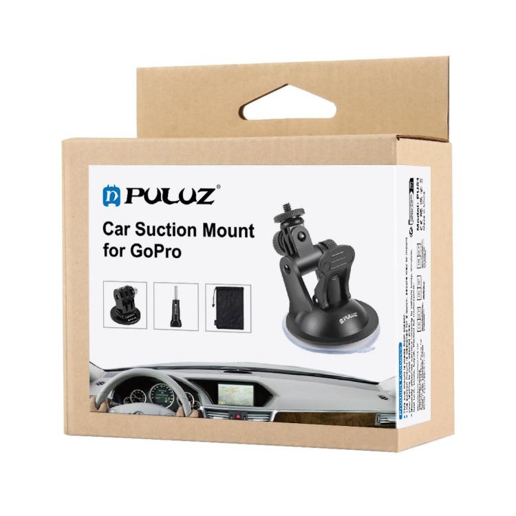 PULUZ Car Suction Cup Mount with Screw & Tripod Mount Adapter & Storage Bag for GoPro, Insta360, DJI and Other Action Cameras - HoMEdemic™ 
