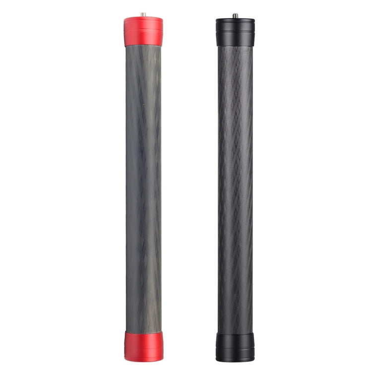 PULUZ Carbon Fiber Extension Monopod Pole Rod Extendable Stick for DJI / MOZA / Feiyu V2 / Zhiyun G5 / SPG Gimbal, Length: 35cm(Red) - HoMEdemic™ 