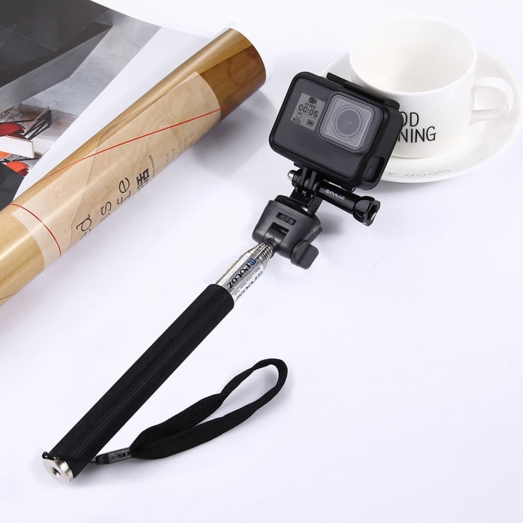 PULUZ Extendable Handheld Selfie Monopod for GoPro, Insta360, DJI and Other Action Cameras, Length: 22.5-80cm - HoMEdemic™ 