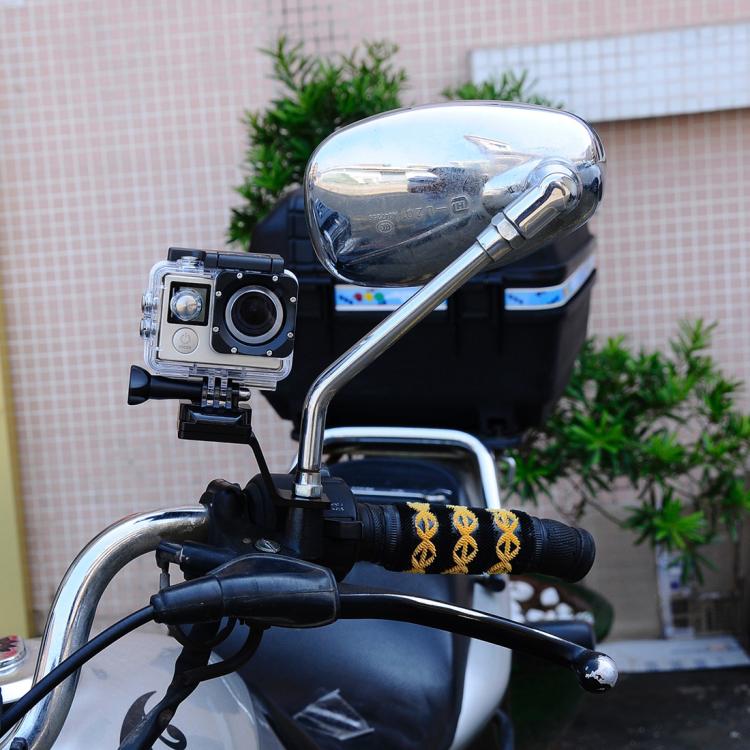 PULUZ Fixed Metal Motorcycle Holder Mount for GoPro, Insta360, DJI and Other Action Cameras(Black) - HoMEdemic™ 