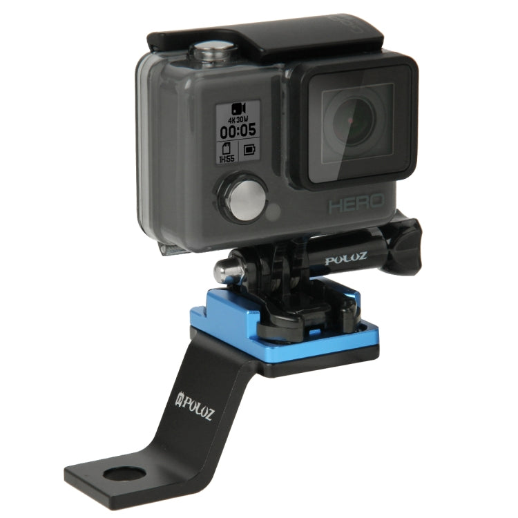 PULUZ Fixed Metal Motorcycle Holder Mount for GoPro, Insta360, DJI and Other Action Cameras(Blue) - HoMEdemic™ 
