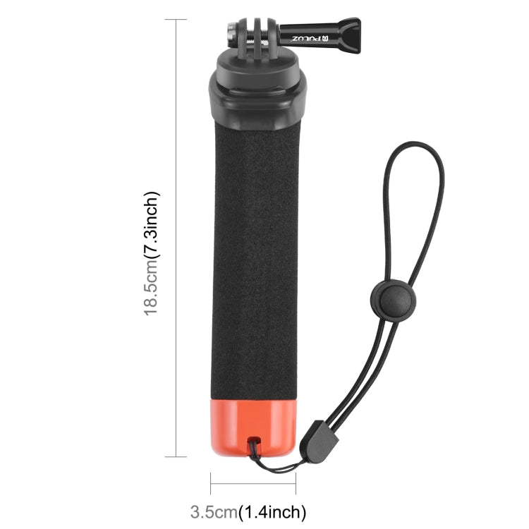 PULUZ Floating Foam Hand Grip Buoyancy Rods with Strap & Quick-release Base for GoPro, Insta360, DJI and Other Action Cameras(Orange) - HoMEdemic™ 