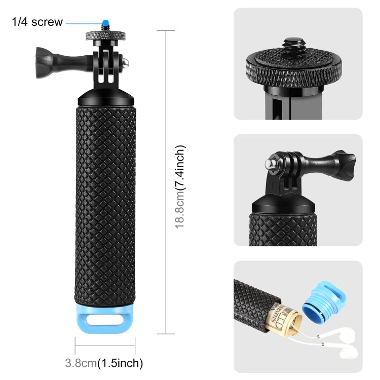 PULUZ Floating Handle Hand Grip Buoyancy Rods for Phones / Action Cameras (Black) - HoMEdemic™ 