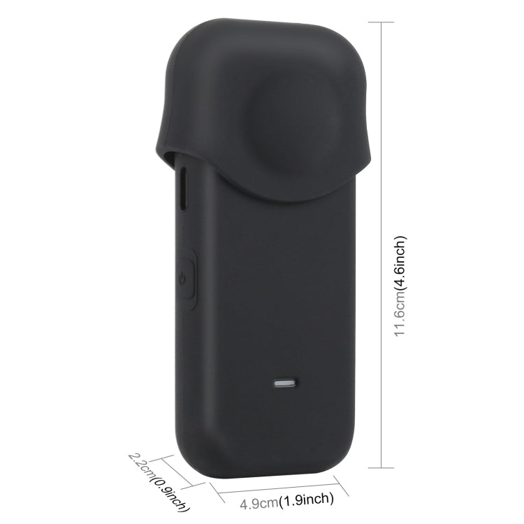PULUZ Full Body Dust-proof Silicone Protective Case for Insta360 ONE X2(Black) - HoMEdemic™ 