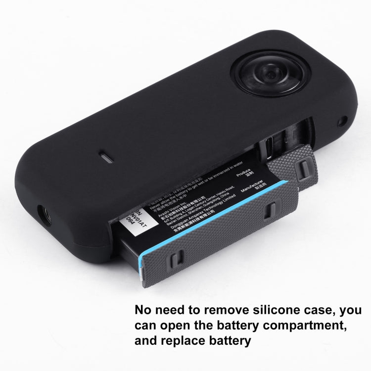 PULUZ Full Body Dust-proof Silicone Protective Case for Insta360 ONE X2(Black) - HoMEdemic™ 