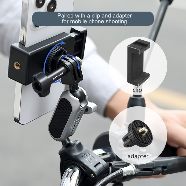 PULUZ Handlebar  Arm Mount with Phone Clamp & Mount Adapter & Long Screw - HoMEdemic™ 