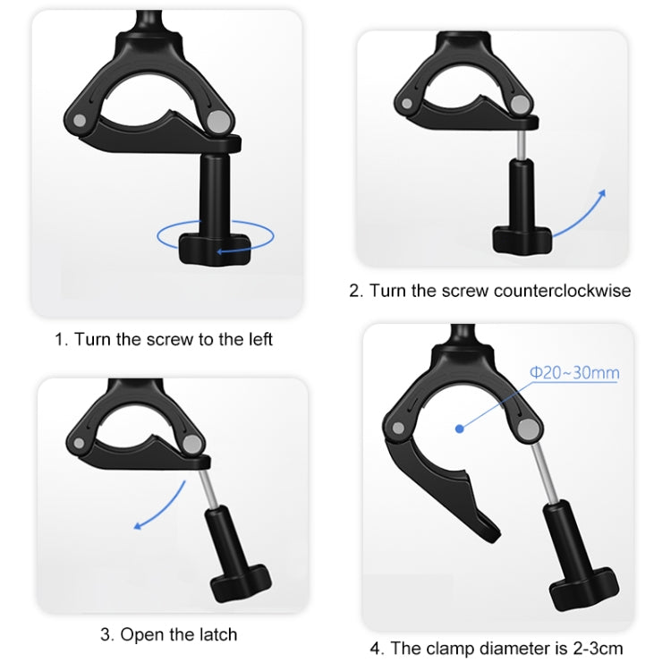 PULUZ Handlebar  Arm Mount with Phone Clamp & Mount Adapter & Long Screw - HoMEdemic™ 