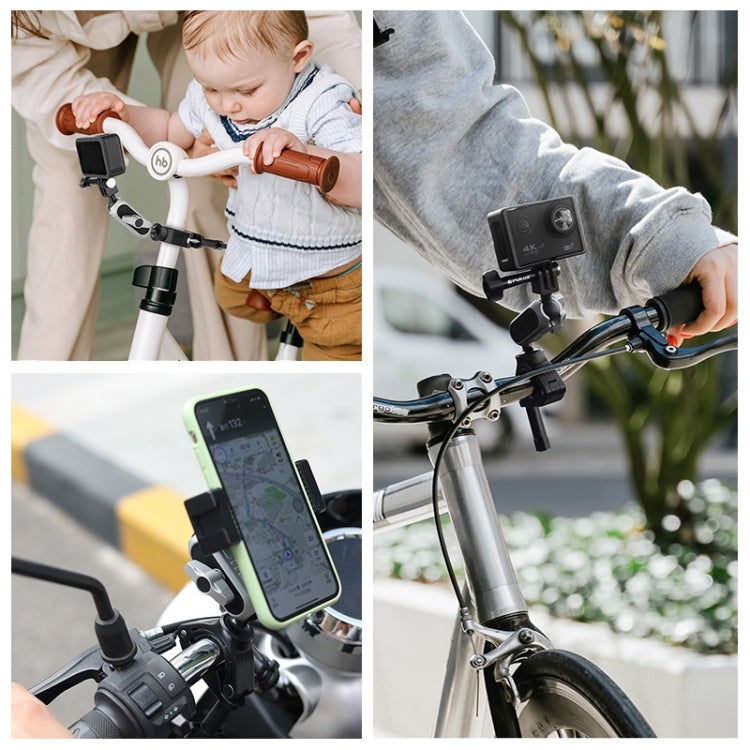 PULUZ Handlebar  Arm Mount with Phone Clamp & Mount Adapter & Long Screw - HoMEdemic™ 