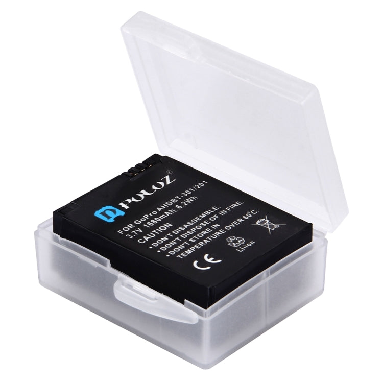 PULUZ Hard Plastic Transparent Battery Storage Box (for GoPro HERO8 Black /7 /6 /5 Battery) - HoMEdemic™ 