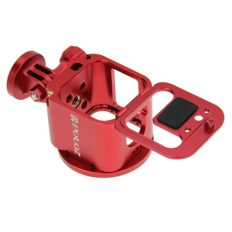 PULUZ Housing Shell CNC Aluminum Alloy Protective Cage Kit with Metal Wrench & Lens Cap & Screw & Tripod Adapter for GoPro HERO5 Session /HERO4 Session /HERO Session(Red) - HoMEdemic™ 