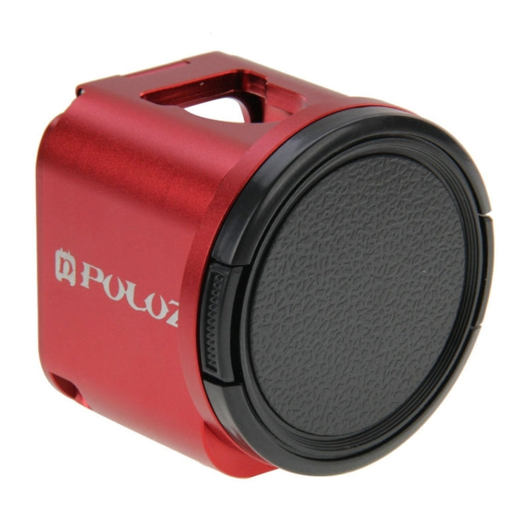 PULUZ Housing Shell CNC Aluminum Alloy Protective Cage Kit with Metal Wrench & Lens Cap & Screw & Tripod Adapter for GoPro HERO5 Session /HERO4 Session /HERO Session(Red) - HoMEdemic™ 