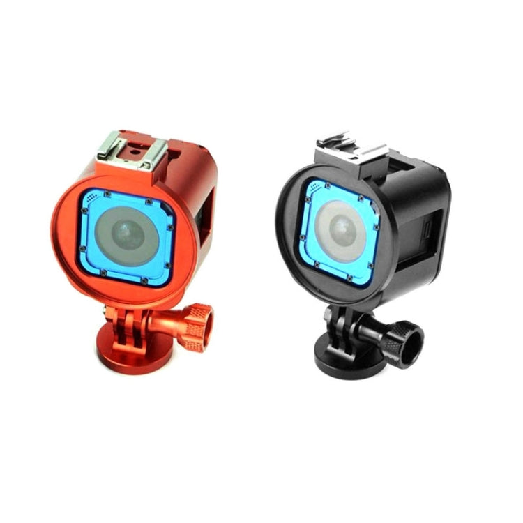PULUZ Housing Shell CNC Aluminum Alloy Protective Cage Kit with Metal Wrench & Lens Cap & Screw & Tripod Adapter for GoPro HERO5 Session /HERO4 Session /HERO Session(Red) - HoMEdemic™ 