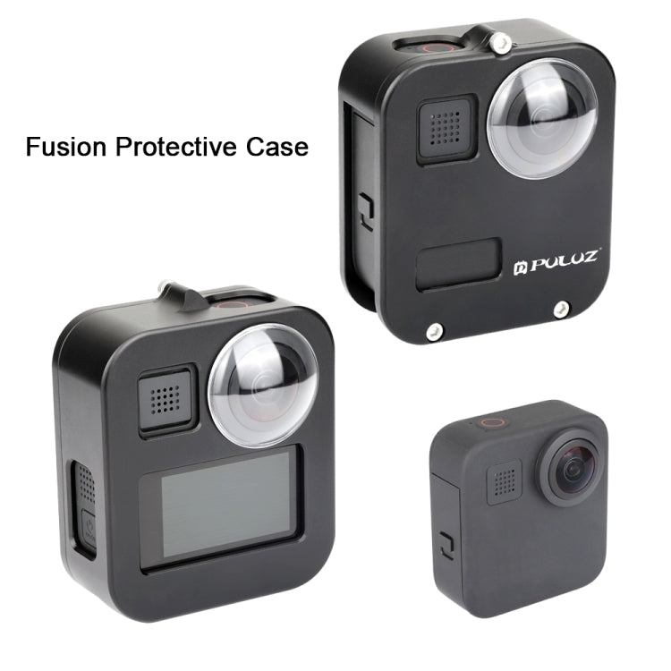 PULUZ Housing Shell CNC Aluminum Alloy Protective Cage for GoPro Max(Black) - HoMEdemic™ 