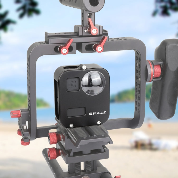 PULUZ Housing Shell CNC Aluminum Alloy Protective Cage for GoPro Max(Black) - HoMEdemic™ 