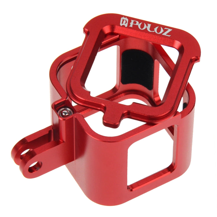 PULUZ Housing Shell CNC Aluminum Alloy Protective Cage with Insurance Frame for GoPro HERO5 Session /HERO4 Session /HERO Session(Red) - HoMEdemic™ 