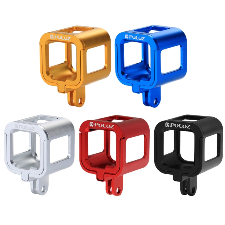 PULUZ Housing Shell CNC Aluminum Alloy Protective Cage with Insurance Frame for GoPro HERO5 Session /HERO4 Session /HERO Session(Red) - HoMEdemic™ 