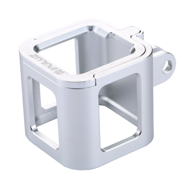PULUZ Housing Shell CNC Aluminum Alloy Protective Cage with Insurance Frame for GoPro HERO5 Session /HERO4 Session /HERO Session(Silver) - HoMEdemic™ 