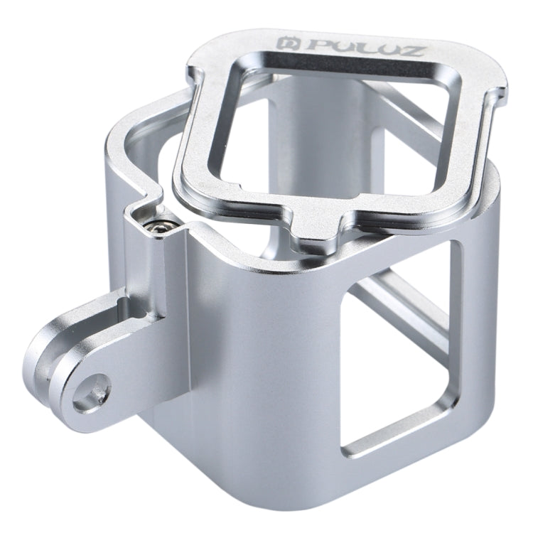 PULUZ Housing Shell CNC Aluminum Alloy Protective Cage with Insurance Frame for GoPro HERO5 Session /HERO4 Session /HERO Session(Silver) - HoMEdemic™ 