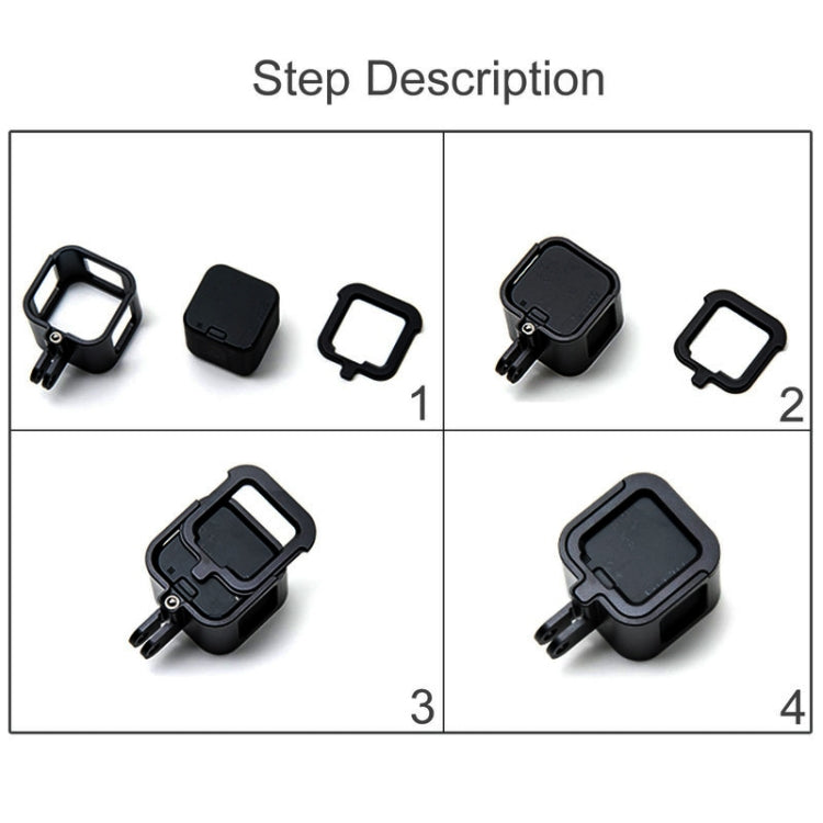 PULUZ Housing Shell CNC Aluminum Alloy Protective Cage with Insurance Frame for GoPro HERO5 Session /HERO4 Session /HERO Session(Silver) - HoMEdemic™ 