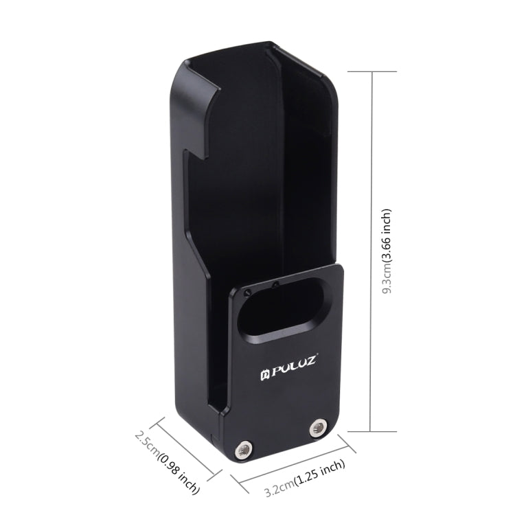 PULUZ Housing Shell CNC Aluminum Alloy Protective Cover for DJI OSMO Pocket(Black) - HoMEdemic™ 