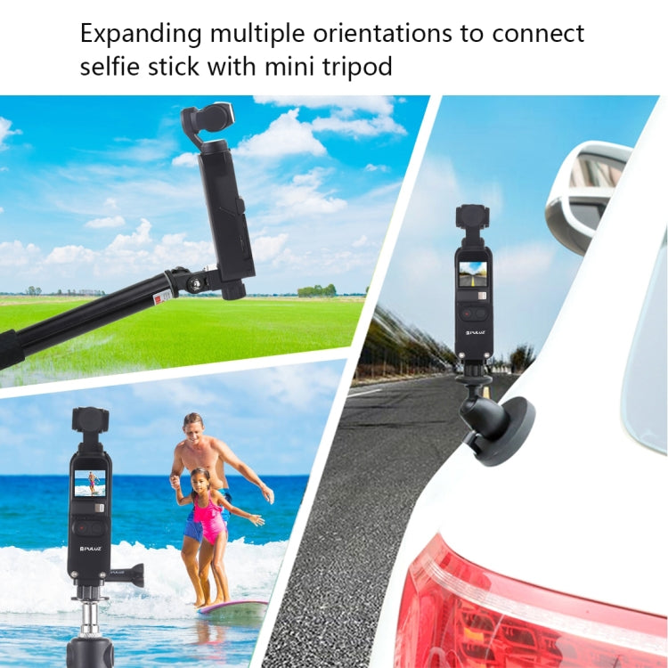 PULUZ Housing Shell CNC Aluminum Alloy Protective Cover for DJI OSMO Pocket(Black) - HoMEdemic™ 