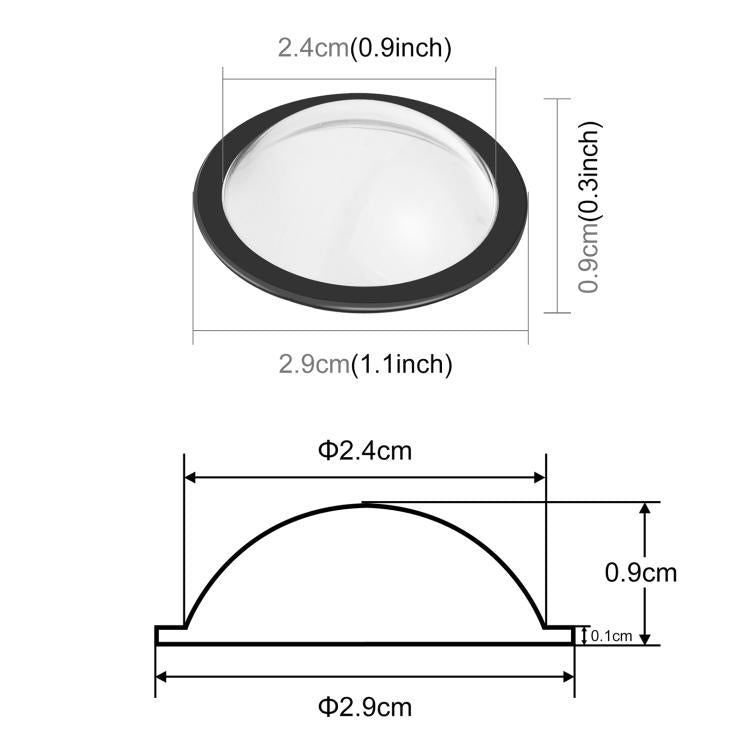 PULUZ Lens Guard PC Protective Cover Kits for Ricoh Theta SC2 / S / V(Transparent) - HoMEdemic™ 