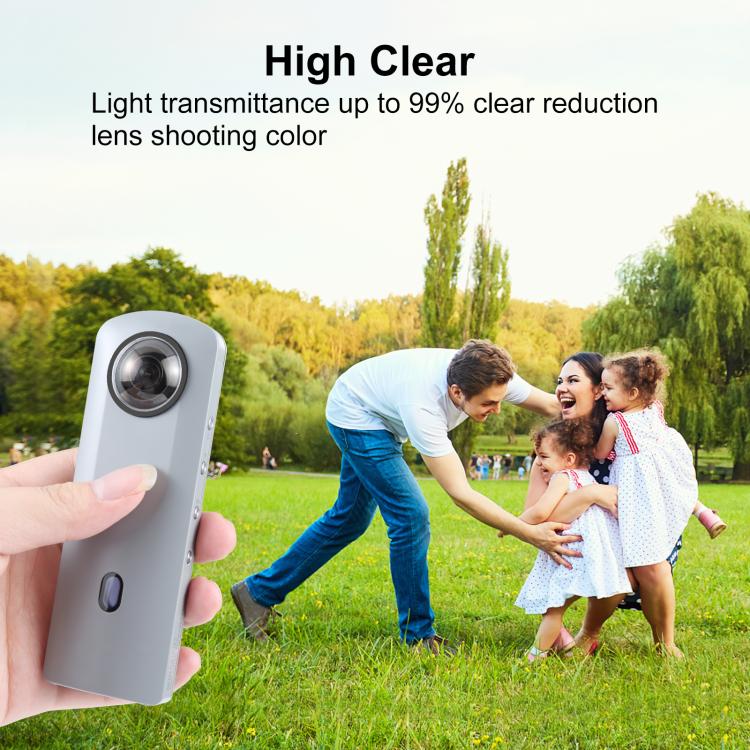 PULUZ Lens Guard PC Protective Cover Kits for Ricoh Theta SC2 / S / V(Transparent) - HoMEdemic™ 