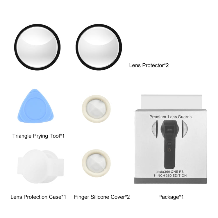 PULUZ Lens Guard PC Protective Cover for Insta360 ONE RS 1-Inch 360 Edition - HoMEdemic™ 