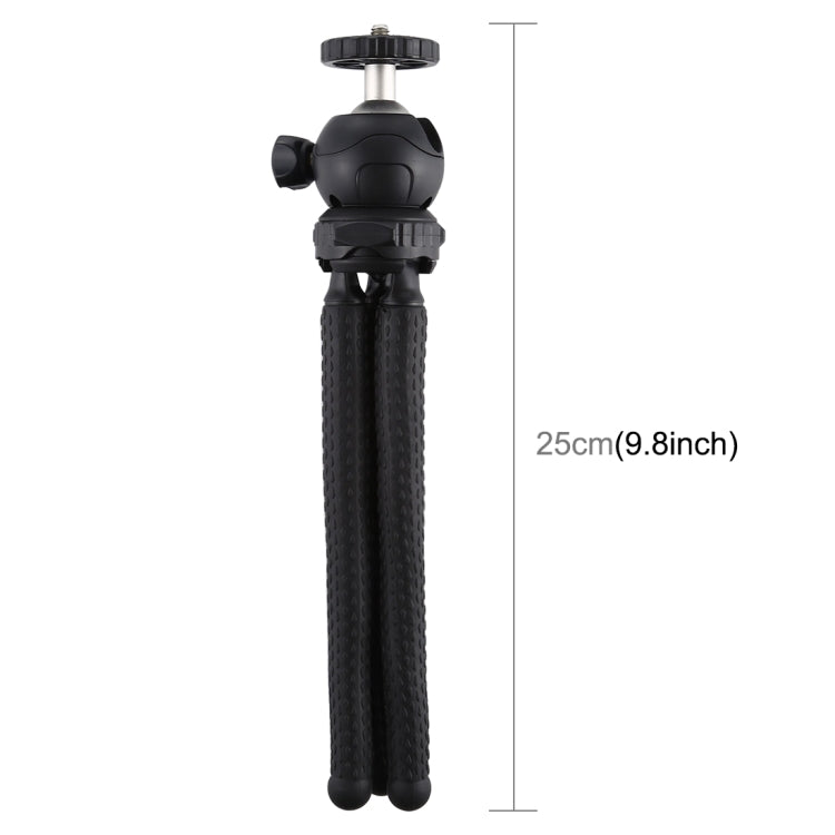 PULUZ Mini Octopus Flexible Tripod Holder with Ball Head for SLR Cameras, GoPro, Cellphone, Size: 25cmx4.5cm - HoMEdemic™ 