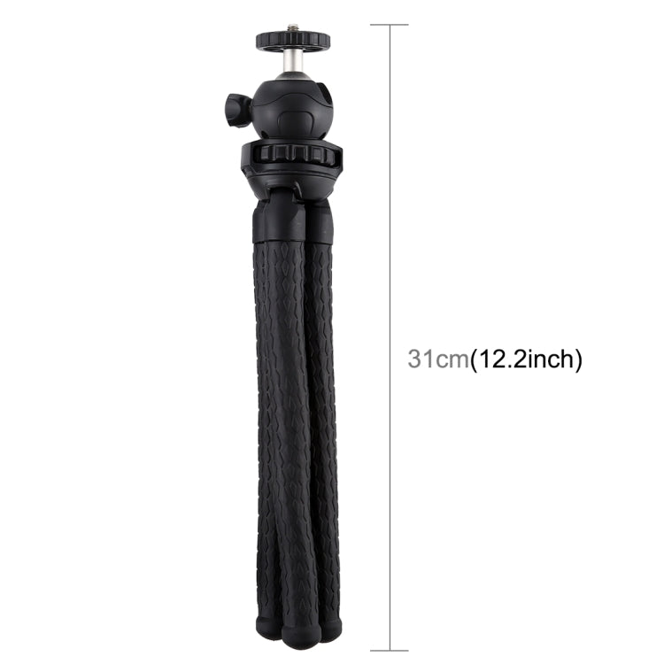 PULUZ Mini Octopus Flexible Tripod Holder with Ball Head for SLR Cameras, GoPro, Cellphone, Size:30cmx5cm - HoMEdemic™ 