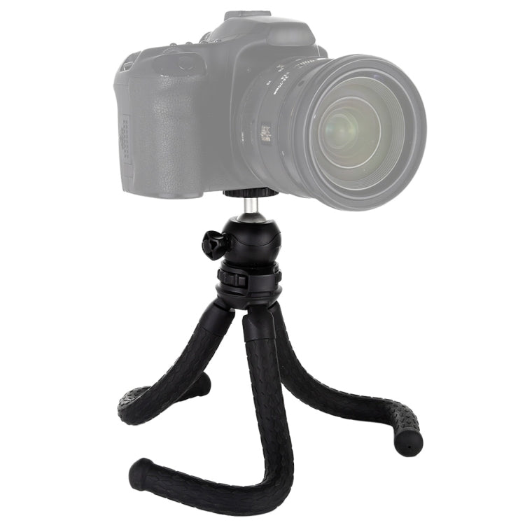 PULUZ Mini Octopus Flexible Tripod Holder with Ball Head for SLR Cameras, GoPro, Cellphone, Size:30cmx5cm - HoMEdemic™ 