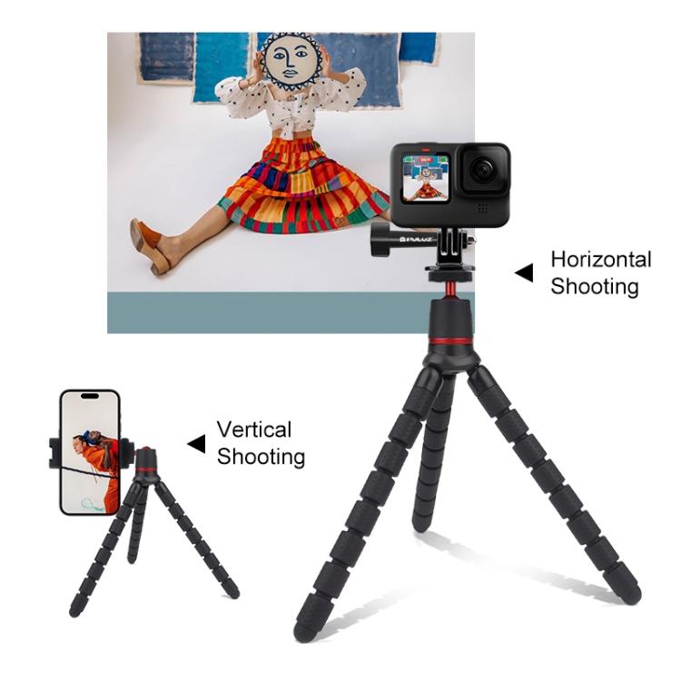 PULUZ Mini Octopus Flexible Tripod Holder with Remote Control for SLR Cameras, GoPro, Cellphone - HoMEdemic™ 