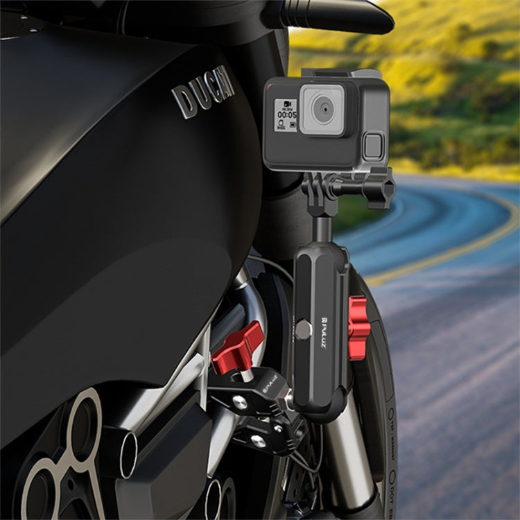 PULUZ Motorcycle Handlebar Crab Clamp CNC Metal Magic Arm Rod Mount - HoMEdemic™ 