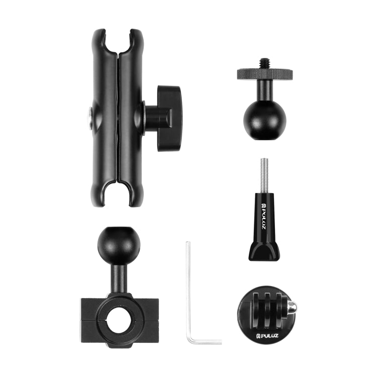 PULUZ Motorcycle Holder Rearview Mirror Fixed Mount for GoPro and Other Action Cameras (Black) - HoMEdemic™ 