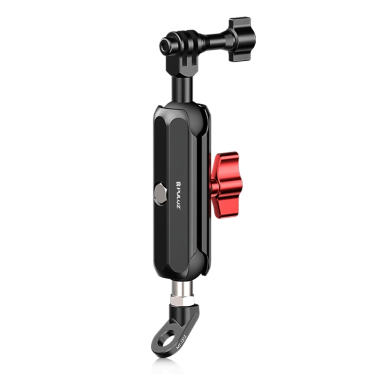 PULUZ Motorcycle Rearview Oblique CNC Metal Magic Arm Rod Mount - HoMEdemic™ 