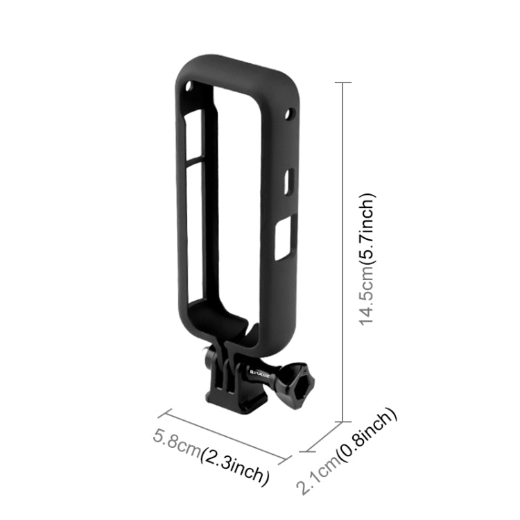 PULUZ PC Protective Frame for Insta360 ONE X2, with Adapter Mount & Screw(Black) - HoMEdemic™ 