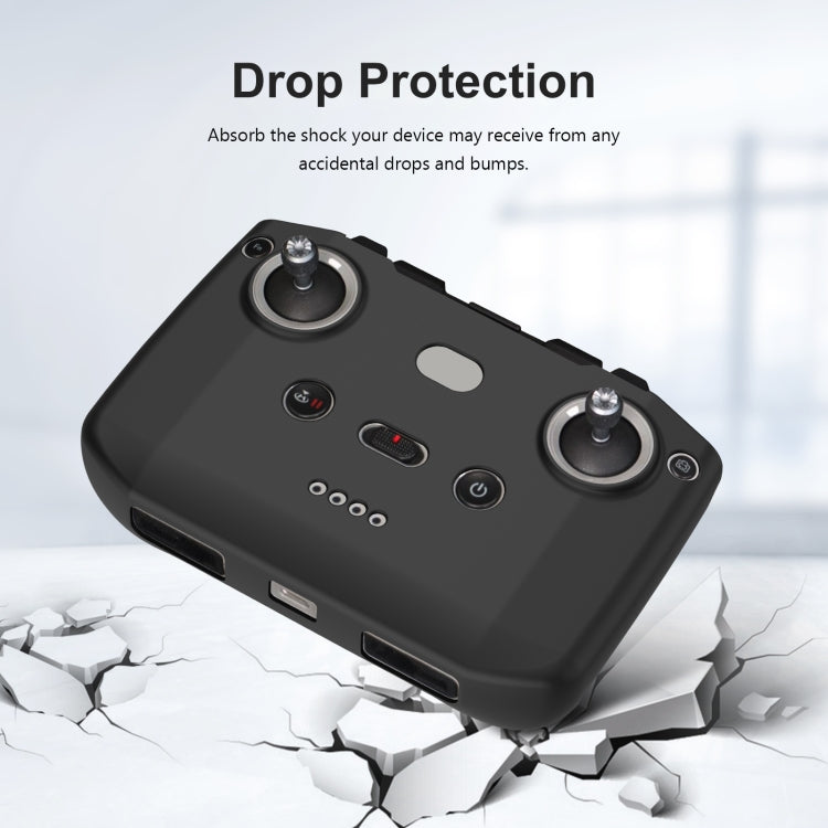 PULUZ Shockproof Anti-scratch Silicone Case For DJI Neo / Mini 3 / 3 Pro / Mavic 3 / Air 2S / Mini 2 RC-N2 / RC-N1 / RC-N3 Remote Control(Black) - HoMEdemic™ 