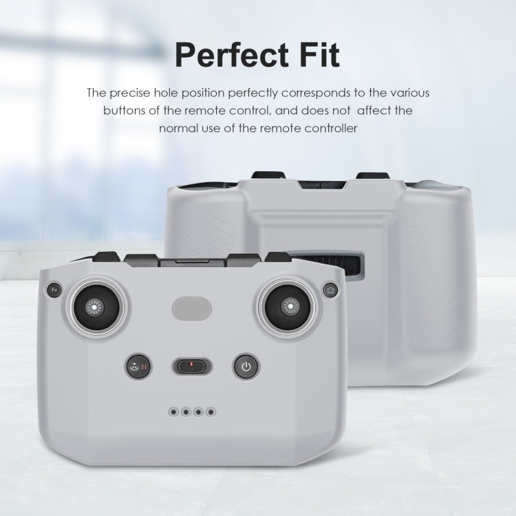 PULUZ Shockproof Anti-scratch Silicone Case For DJI Neo / Mini 3 / 3 Pro / Mavic 3 / Air 2S / Mini 2 RC-N2 / RC-N1 / RC-N3 Remote Control(Grey) - HoMEdemic™ 