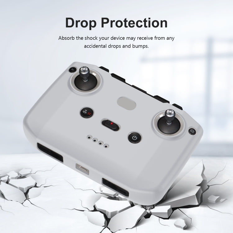 PULUZ Shockproof Anti-scratch Silicone Case For DJI Neo / Mini 3 / 3 Pro / Mavic 3 / Air 2S / Mini 2 RC-N2 / RC-N1 / RC-N3 Remote Control(Grey) - HoMEdemic™ 