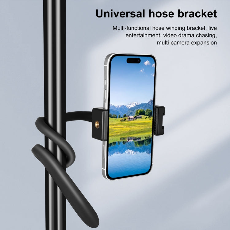 PULUZ Silicone Flexible Clip Mount Holder with Phone Clamp for Phones / GoPro (Black) - HoMEdemic™ 