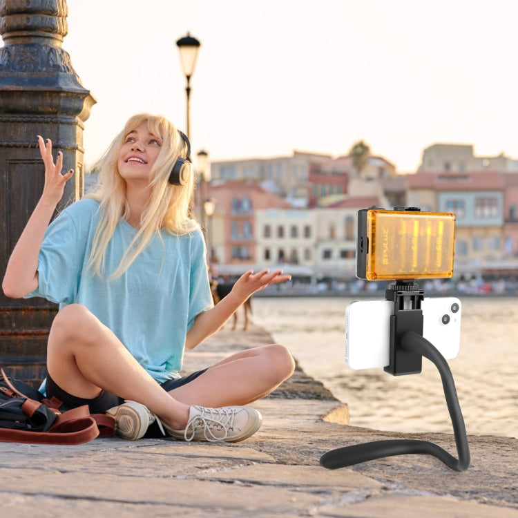 PULUZ Silicone Flexible Clip Mount Holder with Phone Clamp for Phones / GoPro (Black) - HoMEdemic™ 