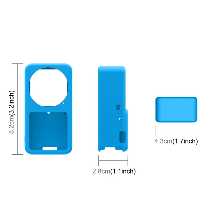 PULUZ Silicone Protective Case for DJI Action 2(Blue) - HoMEdemic™ 