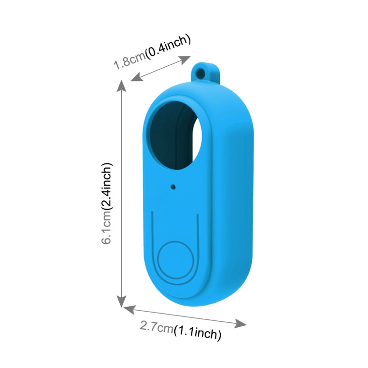 PULUZ Silicone Protective Case with Lens Cover for Insta360 GO 2(Blue) - HoMEdemic™ 